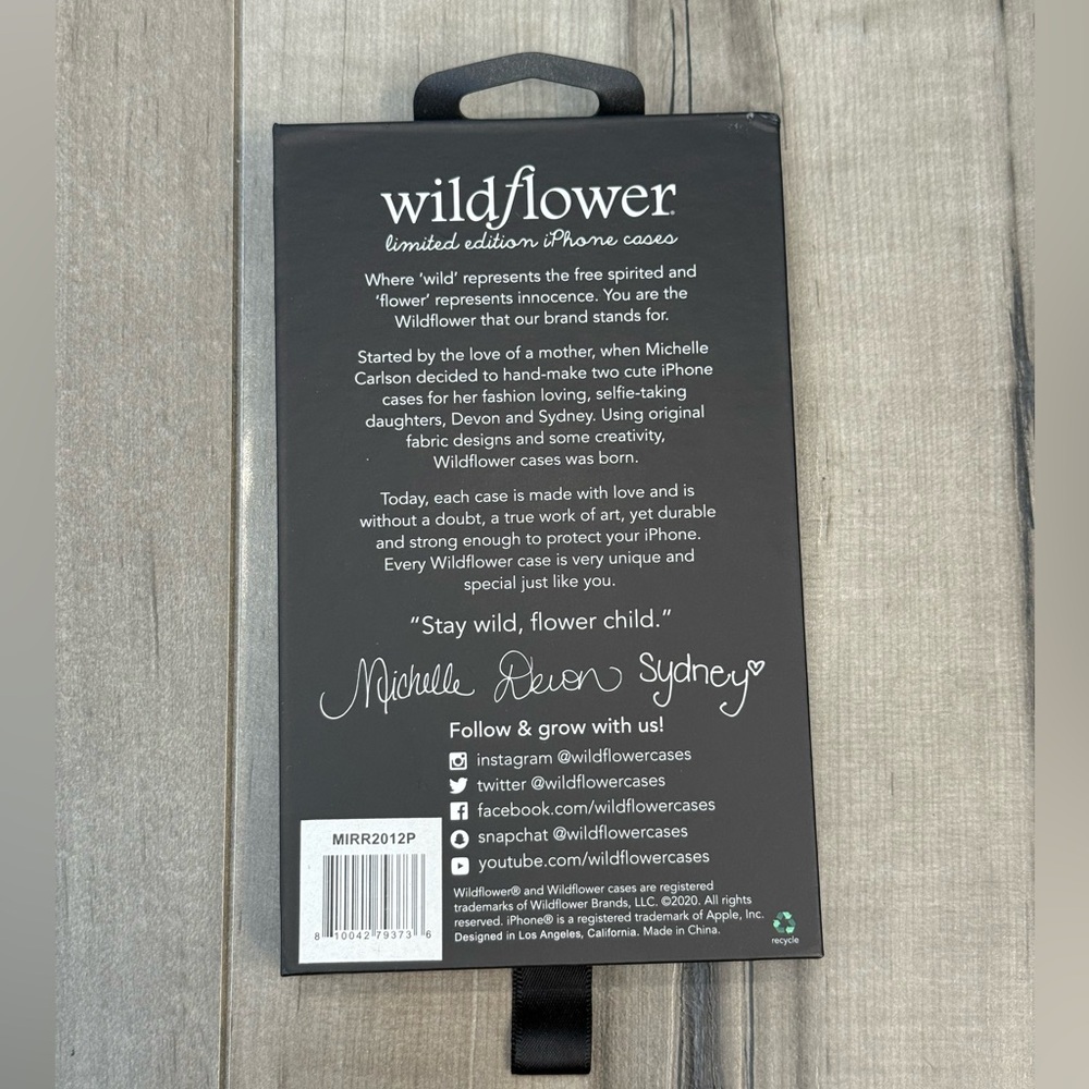 Wildflower IPhone 12|12 pro Mirror pro phone case - Picture 8 of 8